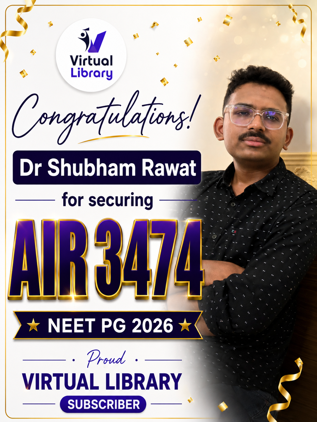 Dr. Shubham Rawat, AIR 321 | NEET-PG 2026