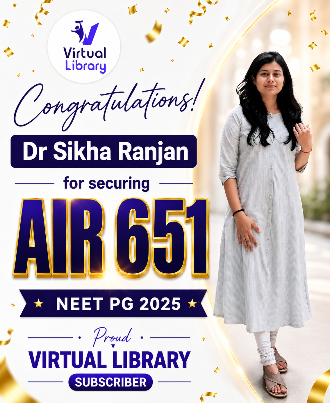 Dr. Sikha Ranjan, AIR 651 | NEET-PG 2025