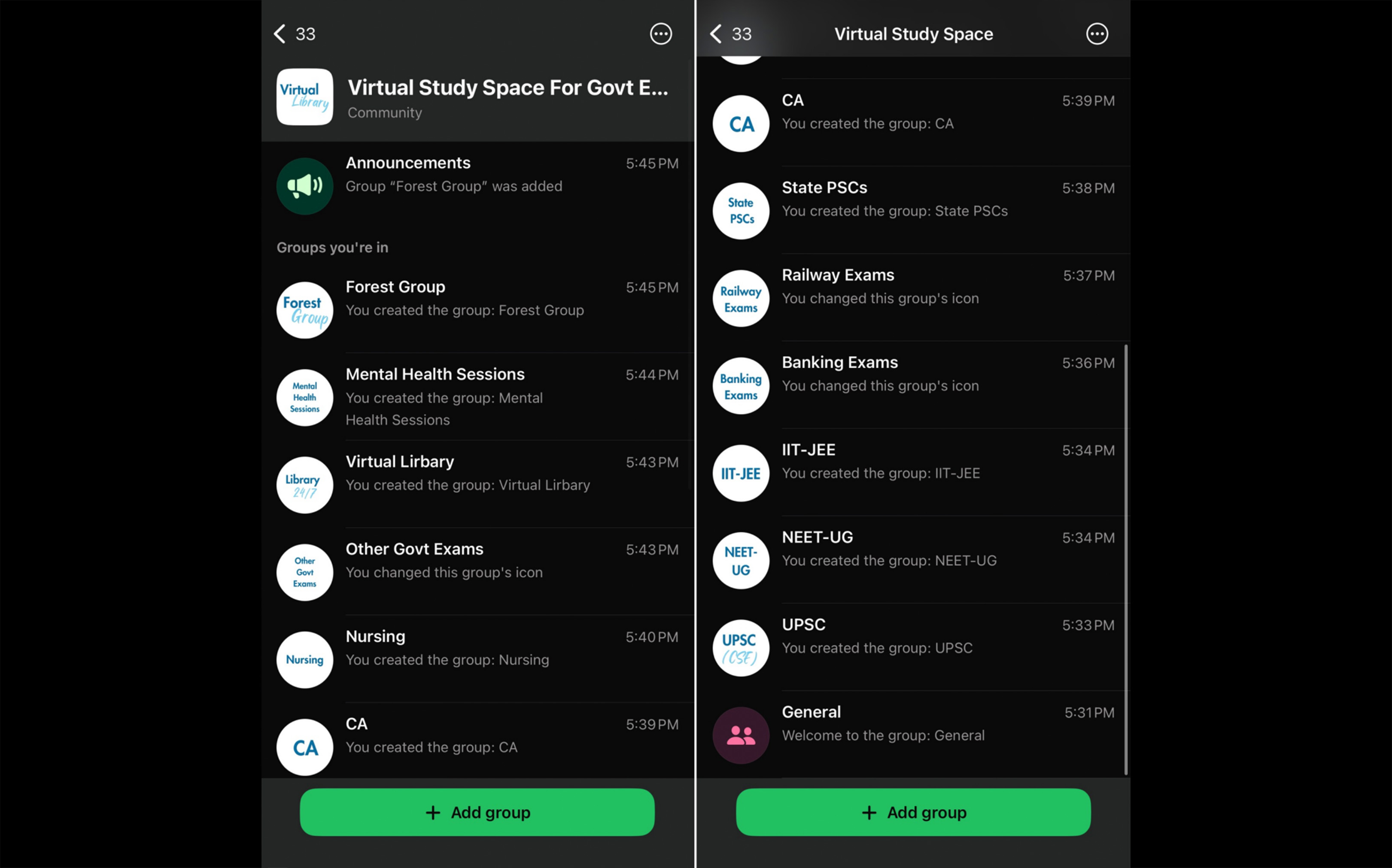 Virtual Library WhatsApp Communities