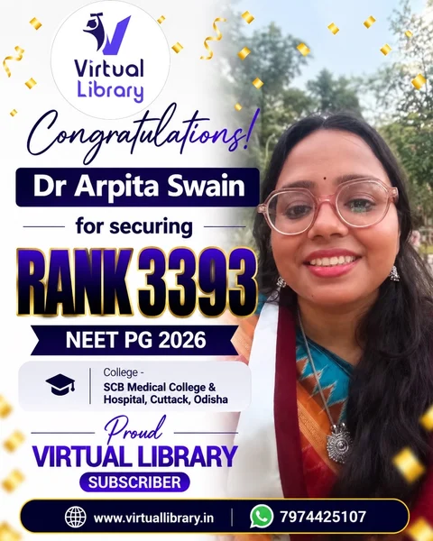 Dr. Arpita Swain, All India Rank 3393, NEET PG 2026